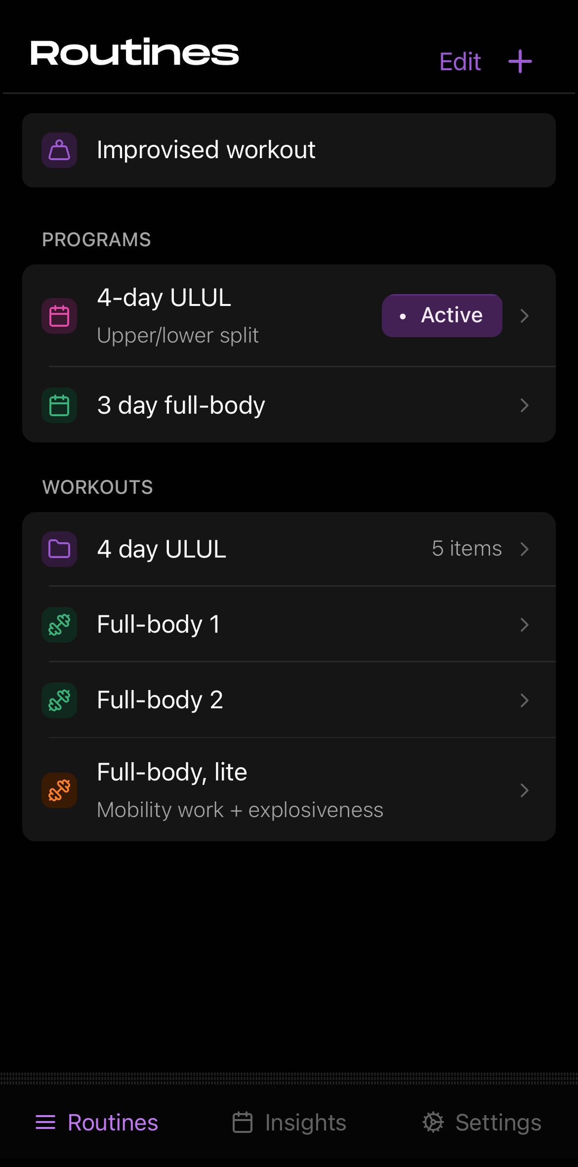 App screenshot